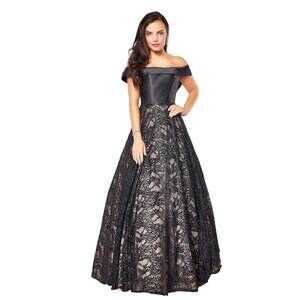 NEW LAST DRESS lunaria dress in noir